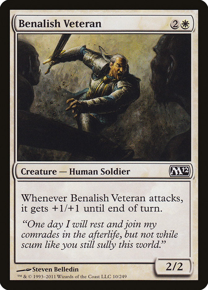 Benalish Veteran [Magic 2012] | Dumpster Cat Games