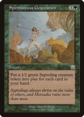 Spontaneous Generation [Mercadian Masques] | Dumpster Cat Games