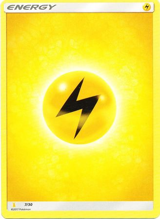 Lightning Energy (7/30) [Sun & Moon: Trainer Kit - Alolan Raichu] | Dumpster Cat Games