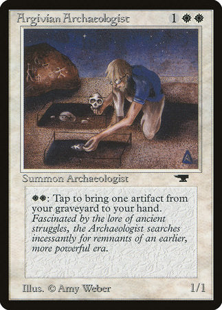 Argivian Archaeologist [Antiquities] | Dumpster Cat Games