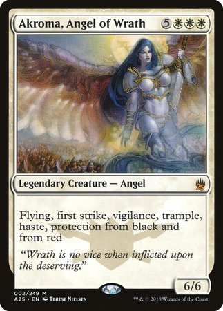 Akroma, Angel of Wrath [Masters 25] | Dumpster Cat Games