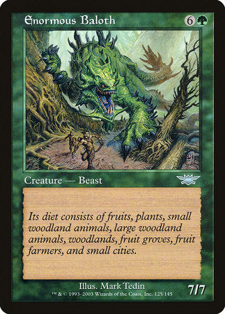 Enormous Baloth [Legions] | Dumpster Cat Games
