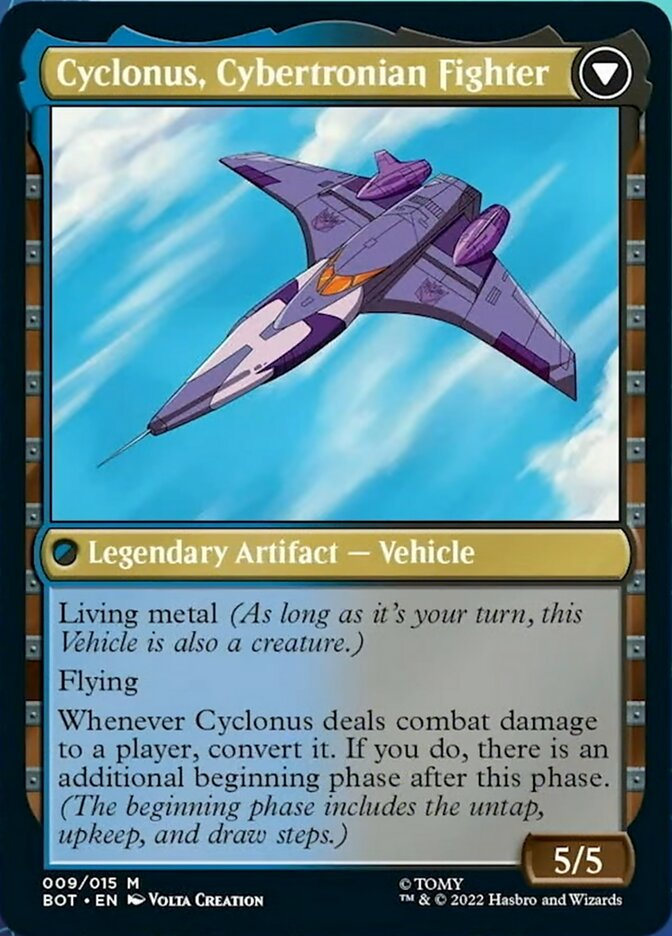 Cyclonus, the Saboteur // Cyclonus, Cybertronian Fighter [Universes Beyond: Transformers] | Dumpster Cat Games