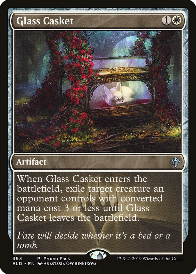 Glass Casket (Promo Pack) [Throne of Eldraine Promos] | Dumpster Cat Games