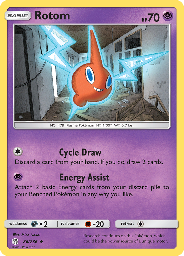 Rotom (86/236) [Sun & Moon: Cosmic Eclipse] | Dumpster Cat Games