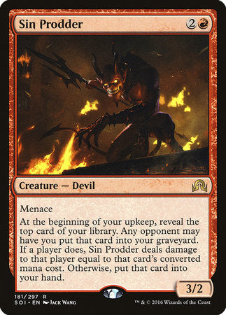 Sin Prodder [Shadows over Innistrad] | Dumpster Cat Games