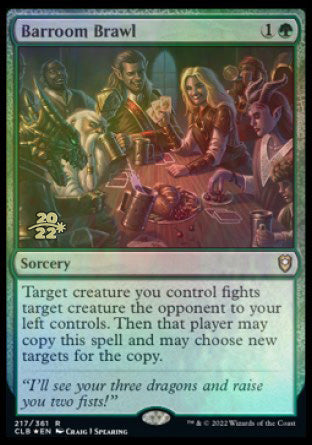 Barroom Brawl [Commander Legends: Battle for Baldur's Gate Prerelease Promos] | Dumpster Cat Games