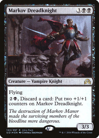 Markov Dreadknight [Shadows over Innistrad Promos] | Dumpster Cat Games