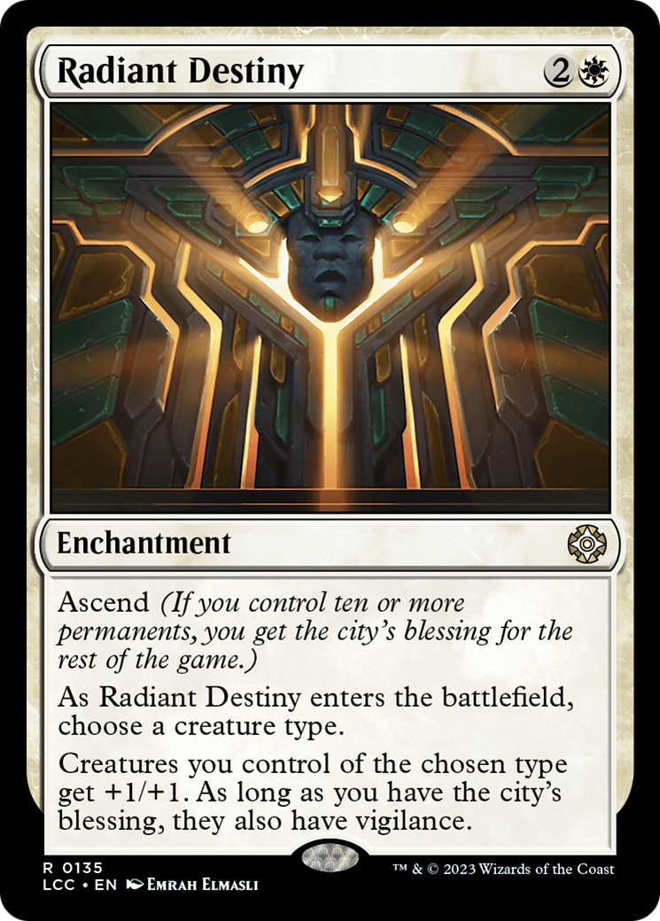 Radiant Destiny [The Lost Caverns of Ixalan Commander] | Dumpster Cat Games