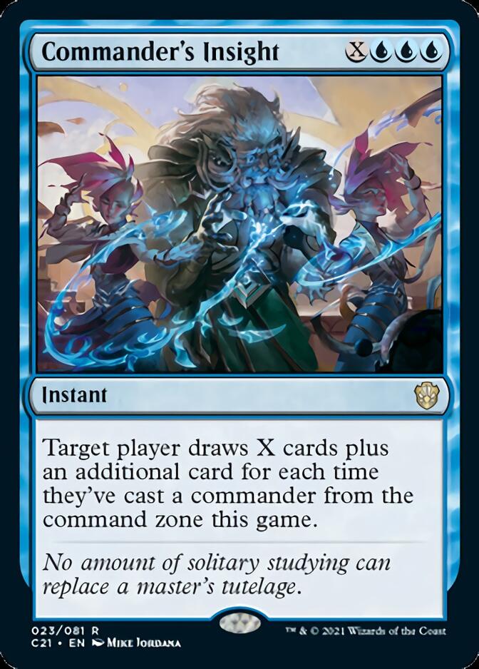 Commander's Insight [Commander 2021] | Dumpster Cat Games