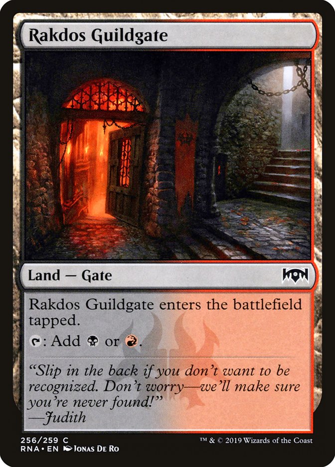 Rakdos Guildgate (256/259) [Ravnica Allegiance] | Dumpster Cat Games