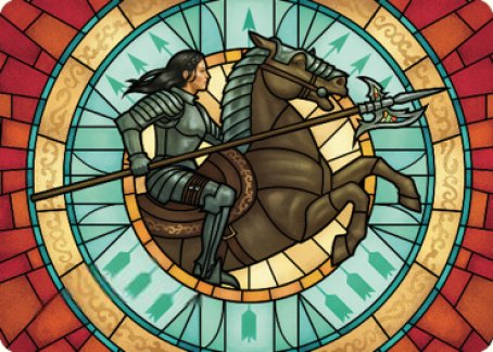 Tori D'Avenant, Fury Rider Art Card [Dominaria United Art Series] | Dumpster Cat Games
