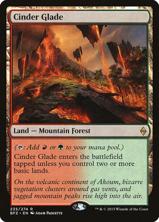 Cinder Glade [Battle for Zendikar] | Dumpster Cat Games