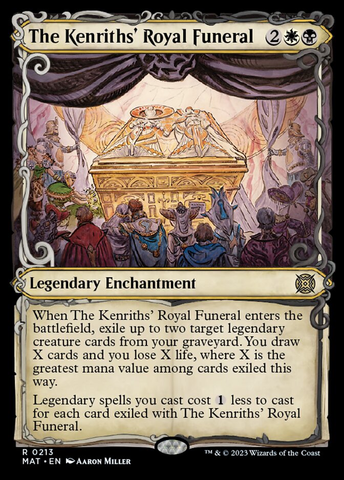The Kenriths' Royal Funeral (Showcase Halo Foil) [March of the Machine: The Aftermath] | Dumpster Cat Games