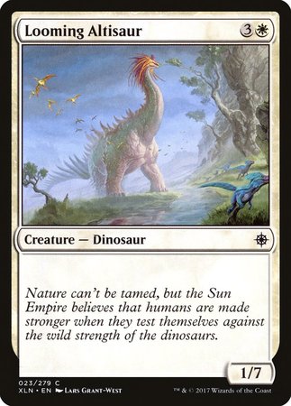 Looming Altisaur [Ixalan] | Dumpster Cat Games