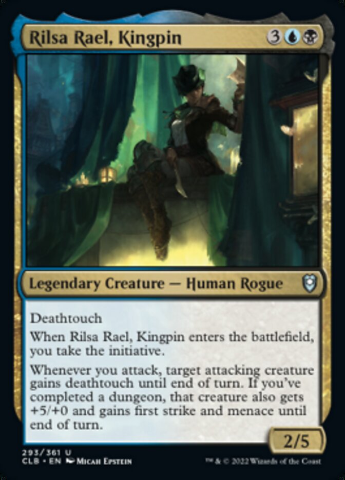 Rilsa Rael, Kingpin [Commander Legends: Battle for Baldur's Gate] | Dumpster Cat Games