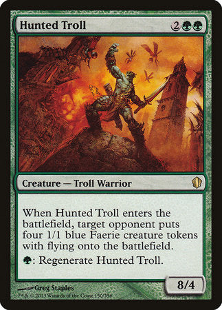 Hunted Troll [Commander 2013] | Dumpster Cat Games