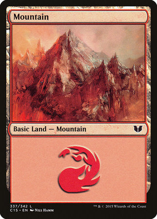 Mountain (337) [Commander 2015] | Dumpster Cat Games
