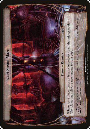 Izzet Steam Maze (Planechase Anthology) [Planechase Anthology Planes] | Dumpster Cat Games