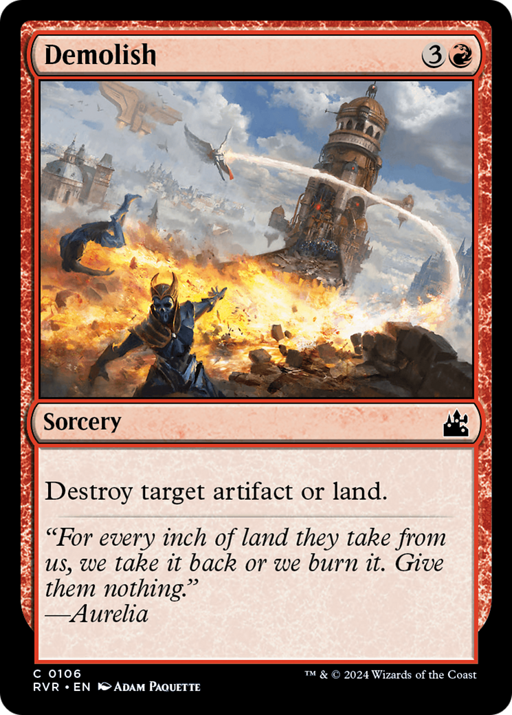 Demolish [Ravnica Remastered] | Dumpster Cat Games