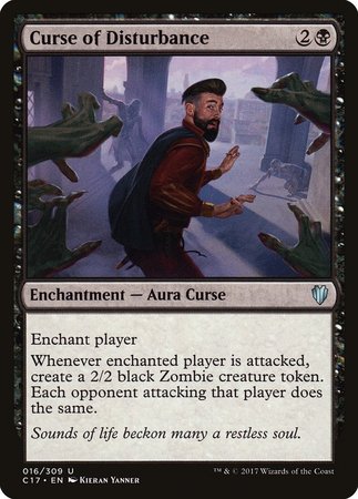 Curse of Disturbance [Commander 2017] | Dumpster Cat Games