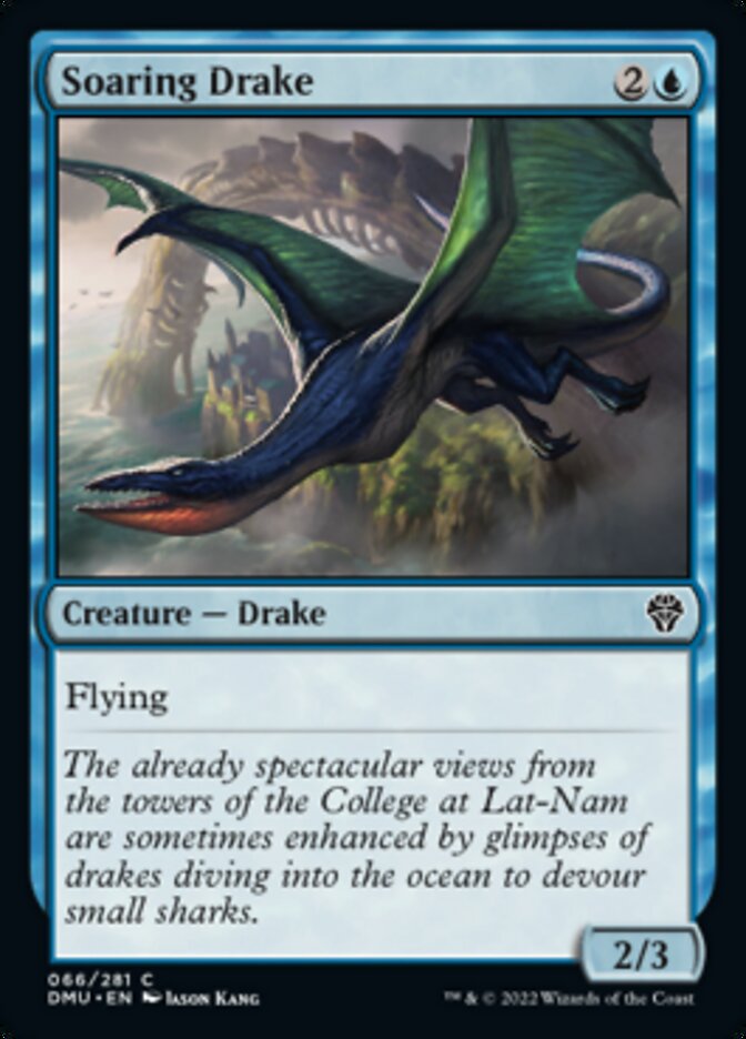 Soaring Drake [Dominaria United] | Dumpster Cat Games