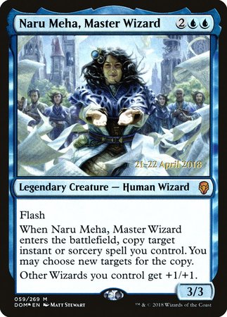 Naru Meha, Master Wizard [Dominaria Promos] | Dumpster Cat Games