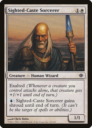 Sighted-Caste Sorcerer [Shards of Alara] | Dumpster Cat Games