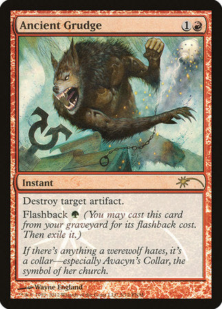 Ancient Grudge [Friday Night Magic 2012] | Dumpster Cat Games