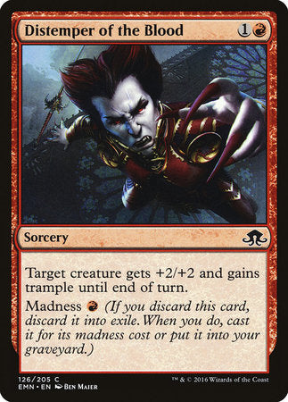 Distemper of the Blood [Eldritch Moon] | Dumpster Cat Games