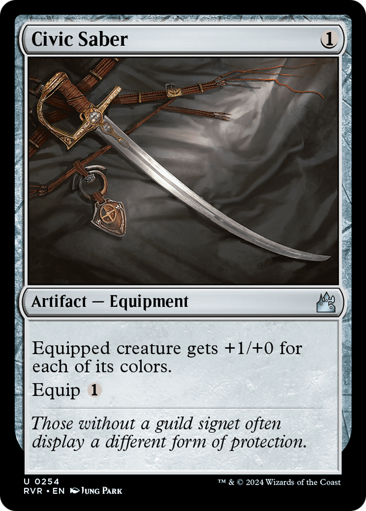 Civic Saber [Ravnica Remastered] | Dumpster Cat Games