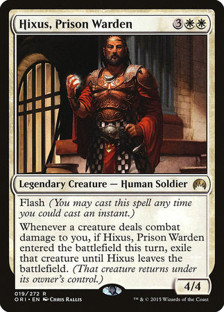 Hixus, Prison Warden [Magic Origins] | Dumpster Cat Games