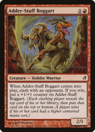 Adder-Staff Boggart [Lorwyn] | Dumpster Cat Games
