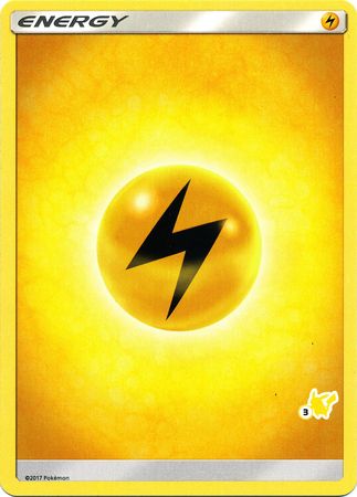 Lightning Energy (Pikachu Stamp #3) [Battle Academy 2020] | Dumpster Cat Games