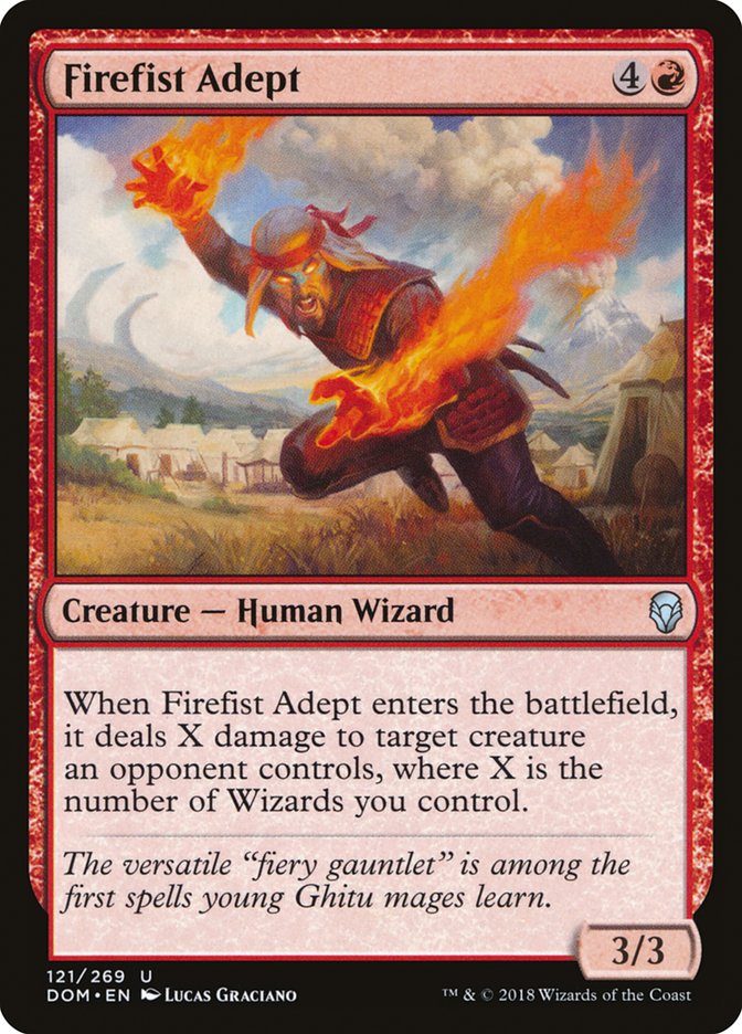 Firefist Adept [Dominaria] | Dumpster Cat Games