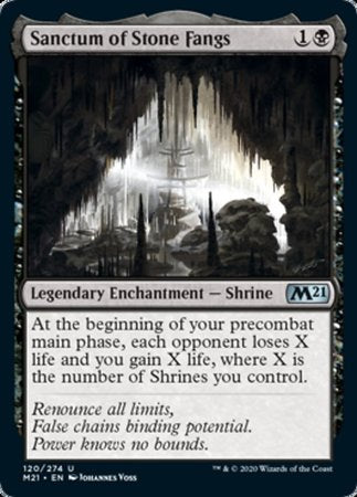 Sanctum of Stone Fangs [Core Set 2021] | Dumpster Cat Games