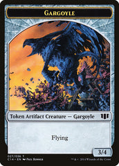 Gargoyle // Elf Warrior Double-sided Token [Commander 2014 Tokens] | Dumpster Cat Games