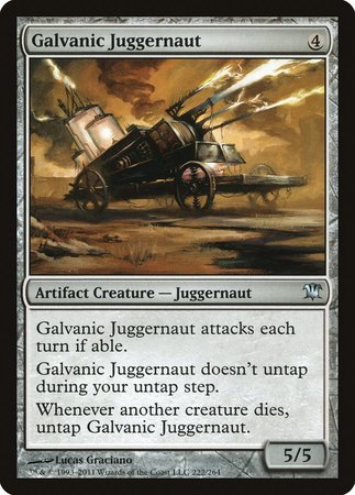 Galvanic Juggernaut [Innistrad] | Dumpster Cat Games