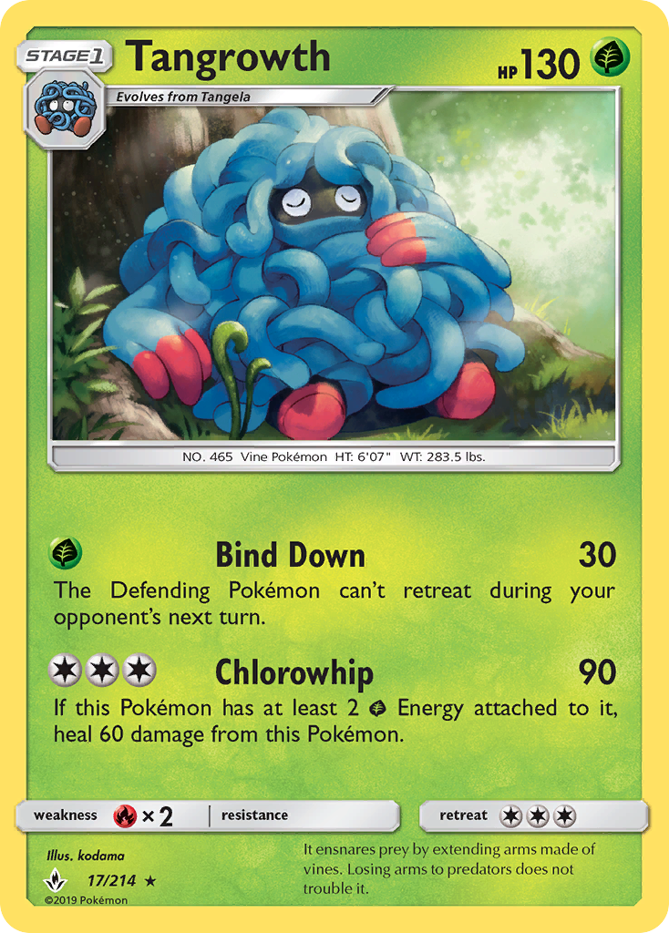 Tangrowth (17/214) [Sun & Moon: Unbroken Bonds] | Dumpster Cat Games