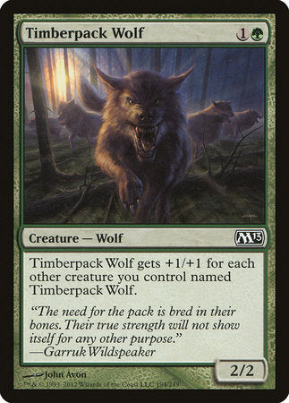 Timberpack Wolf [Magic 2013] | Dumpster Cat Games