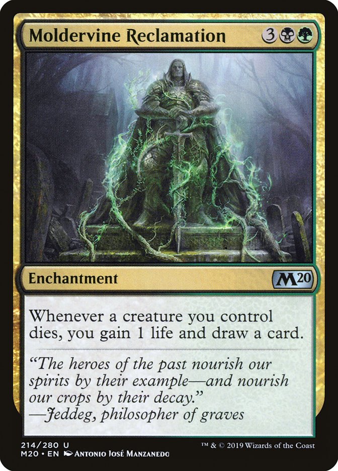 Moldervine Reclamation [Core Set 2020] | Dumpster Cat Games