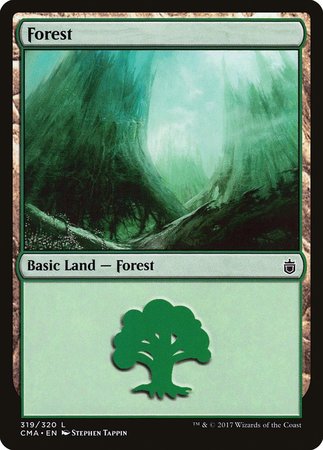 Forest (319) [Commander Anthology] | Dumpster Cat Games