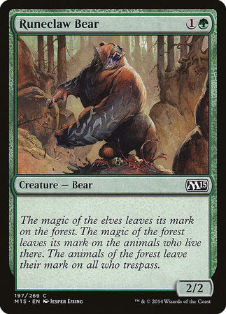 Runeclaw Bear [Magic 2015] | Dumpster Cat Games