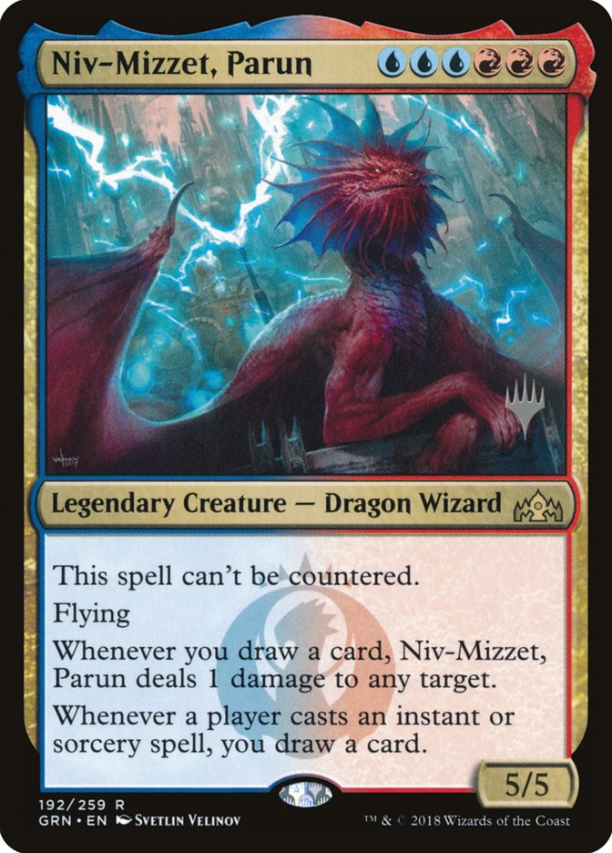 Niv-Mizzet, Parun (Promo Pack) [Guilds of Ravnica Promos] | Dumpster Cat Games