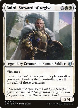 Baird, Steward of Argive [Dominaria] | Dumpster Cat Games