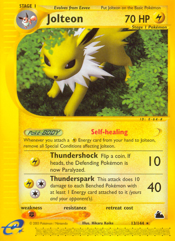 Jolteon (13/144) [Skyridge] | Dumpster Cat Games