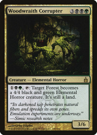 Woodwraith Corrupter [Ravnica: City of Guilds] | Dumpster Cat Games