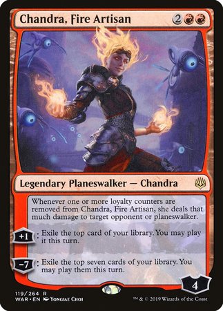 Chandra, Fire Artisan [War of the Spark] | Dumpster Cat Games