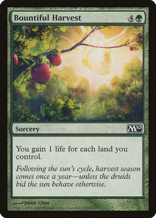 Bountiful Harvest [Magic 2010] | Dumpster Cat Games