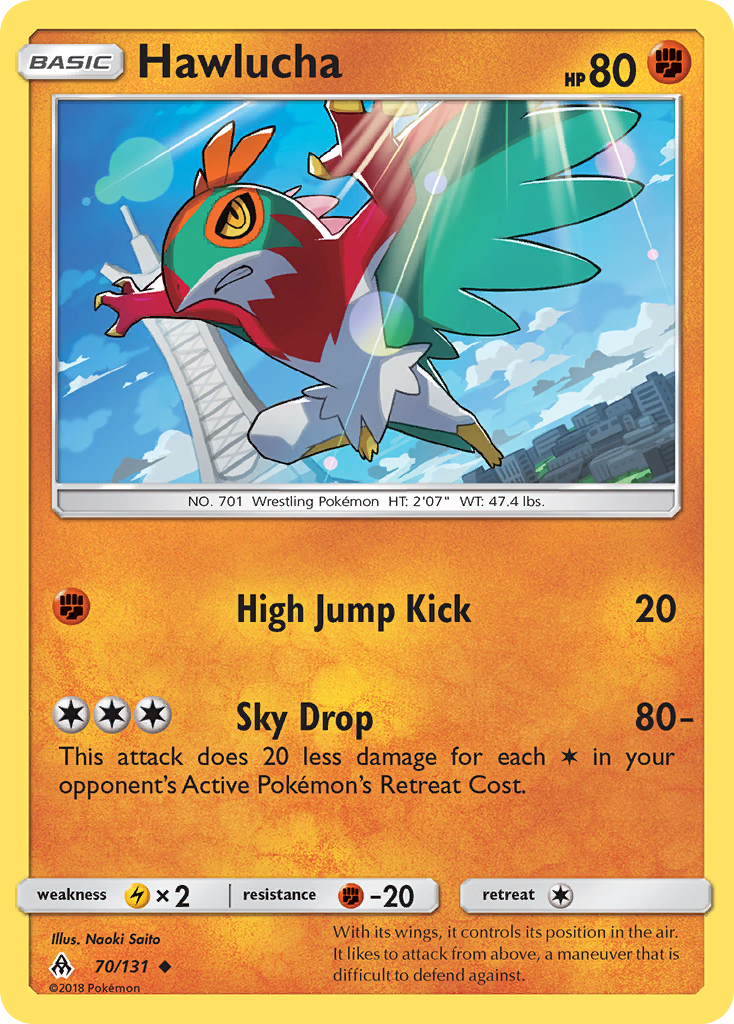 Hawlucha (70/131) [Sun & Moon: Forbidden Light] | Dumpster Cat Games
